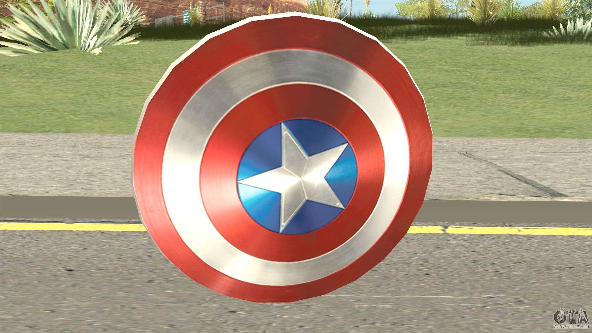 Wallpaper #6mdwCZMBSpphPi3-es_S262 Captain America Shield for Gta San Andreas