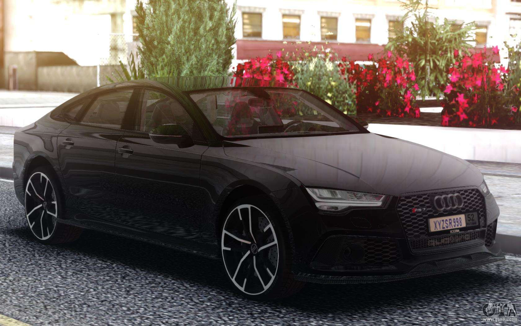 Wallpaper #bGcU95IBSpphPi3-9YUO270 Audi Rs7 Black for Gta San Andreas