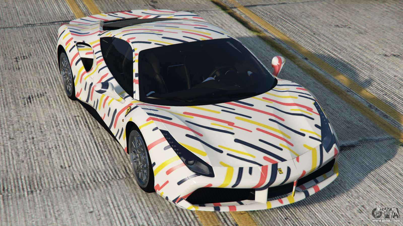 Wallpaper #S__3a5MB3lSXT3zUkOkz424 Ferrari 488 Athens Gray Add on for Gta 5