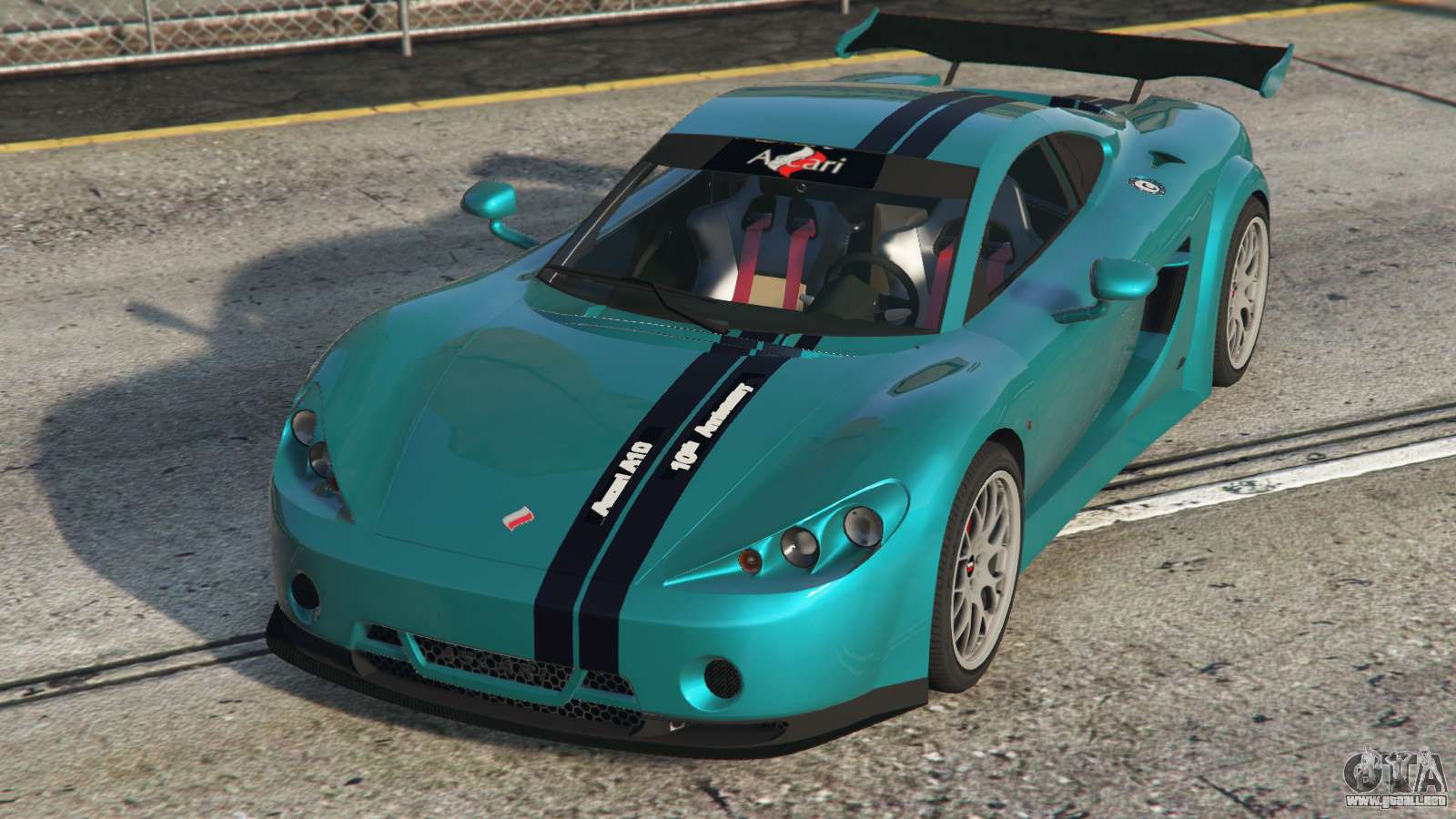Wallpaper #pWcACpMBSpphPi3-jNKr65 Ascari A10 Dark Cyan Add on Para Gta 5