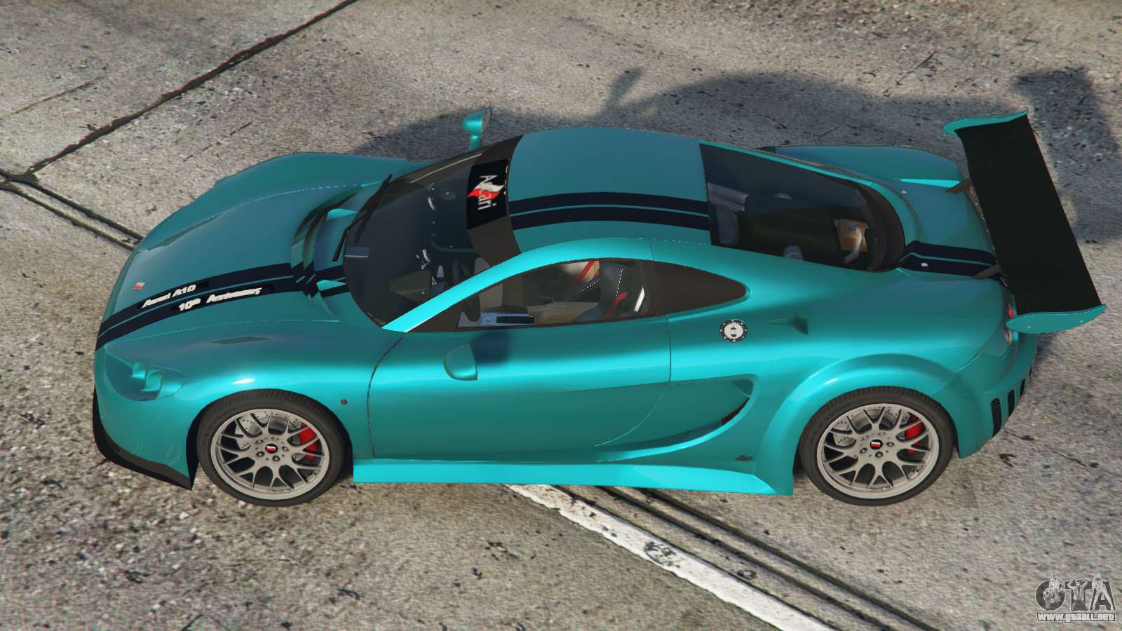 Wallpaper #pWcACpMBSpphPi3-jNKr214 Ascari A10 Dark Cyan Add on Para Gta 5