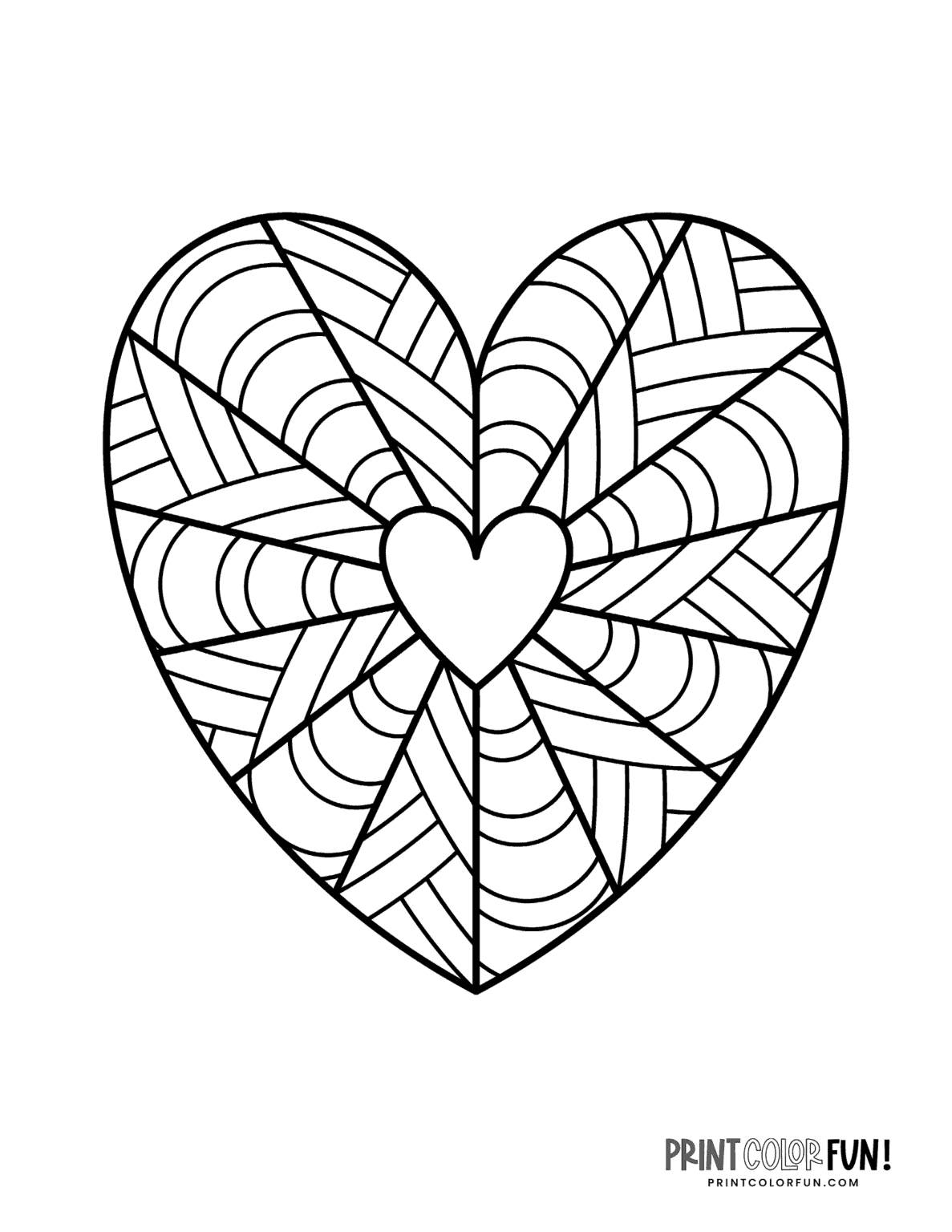 Wallpaper #12eRAJMBSpphPi3-GKYv65 100 Heart Coloring Pages a Huge Collection of Free Valentines Day