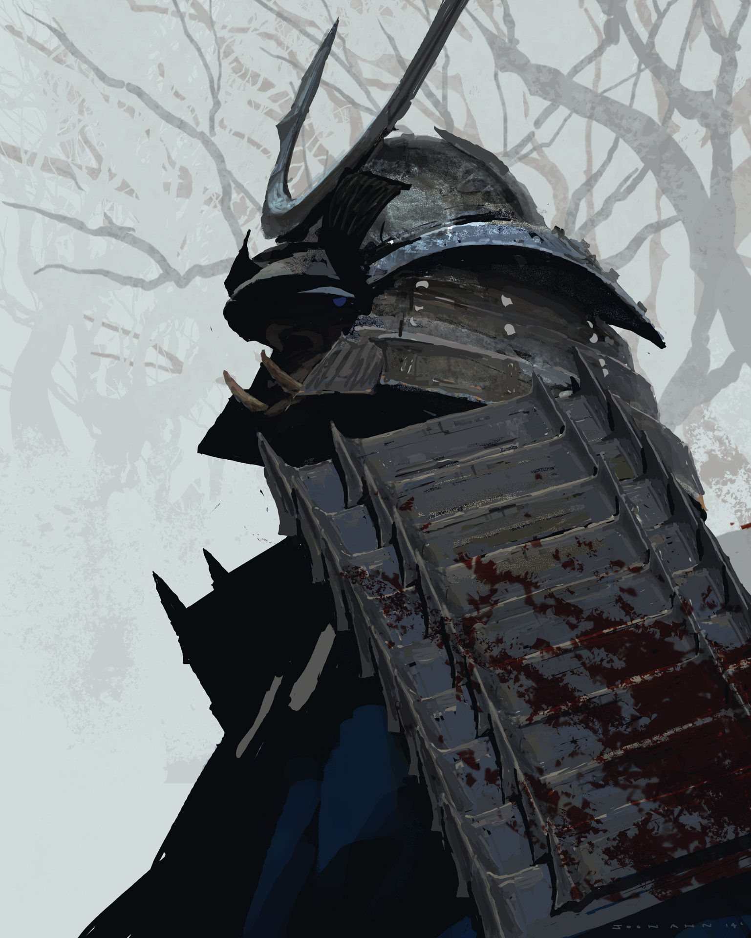Wallpaper #RRkEBI8BtGB6xQ78KU1U7 Samurai Concept Art and Illustration Concept Art World