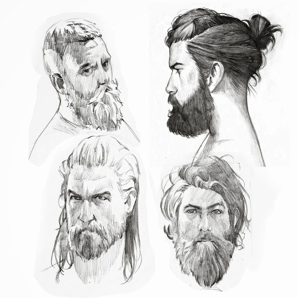 Wallpaper #1zEZNpMB5zzyi_yY1Vho397 Beard Drawing Reference and Sketches for Artists