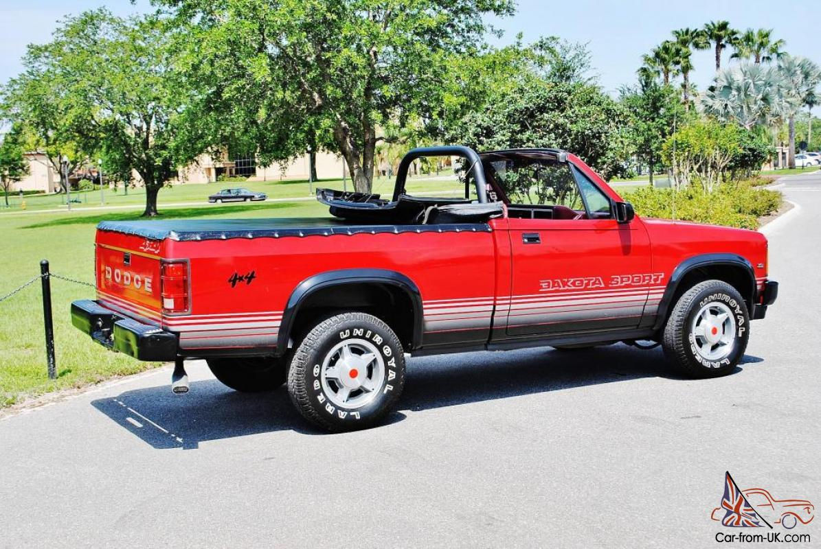 Wallpaper #iHQswo4B_8f4nGFaUW7S7 Recently Detailed 48880 Miles 1989 Dodge Dakota 4x4 Convertible Very