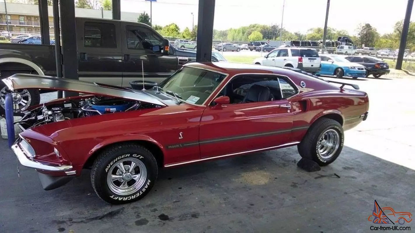 Wallpaper #X2hEJJMBSpphPi3-0zjQ44 1969 Ford Mustang Mach 1 Very Fast Restored Candy Apple Red 428cj
