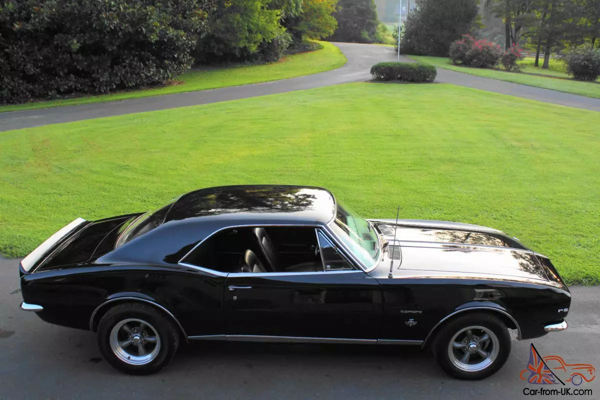 Wallpaper #PnS6yI4B_8f4nGFazHOR38 1967 Camaro Rsslick Black Paint327 V83 Speed Automatic