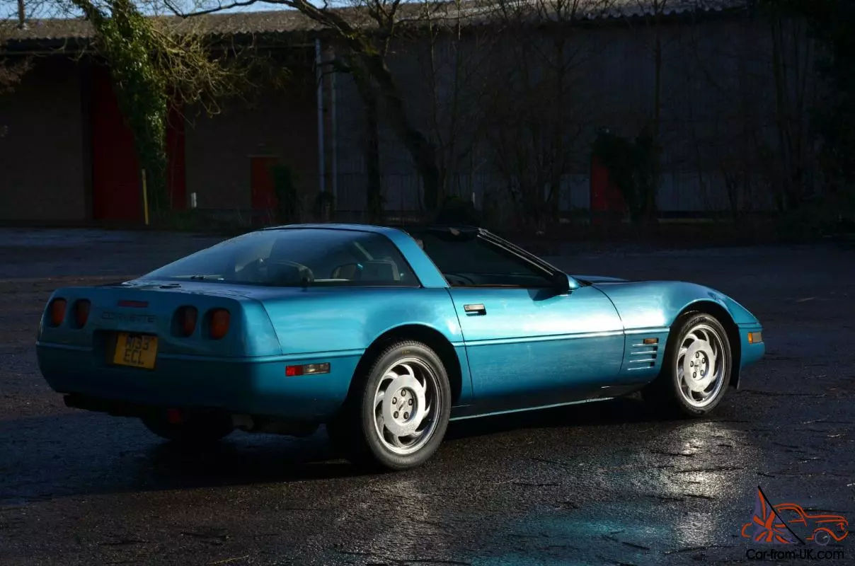Wallpaper #-Gd-AZMBSpphPi3-aqp5129 Chevrolet Corvette C4 in Rare Quasar Blue Lt1 57 V8 Auto Swap Swop Px