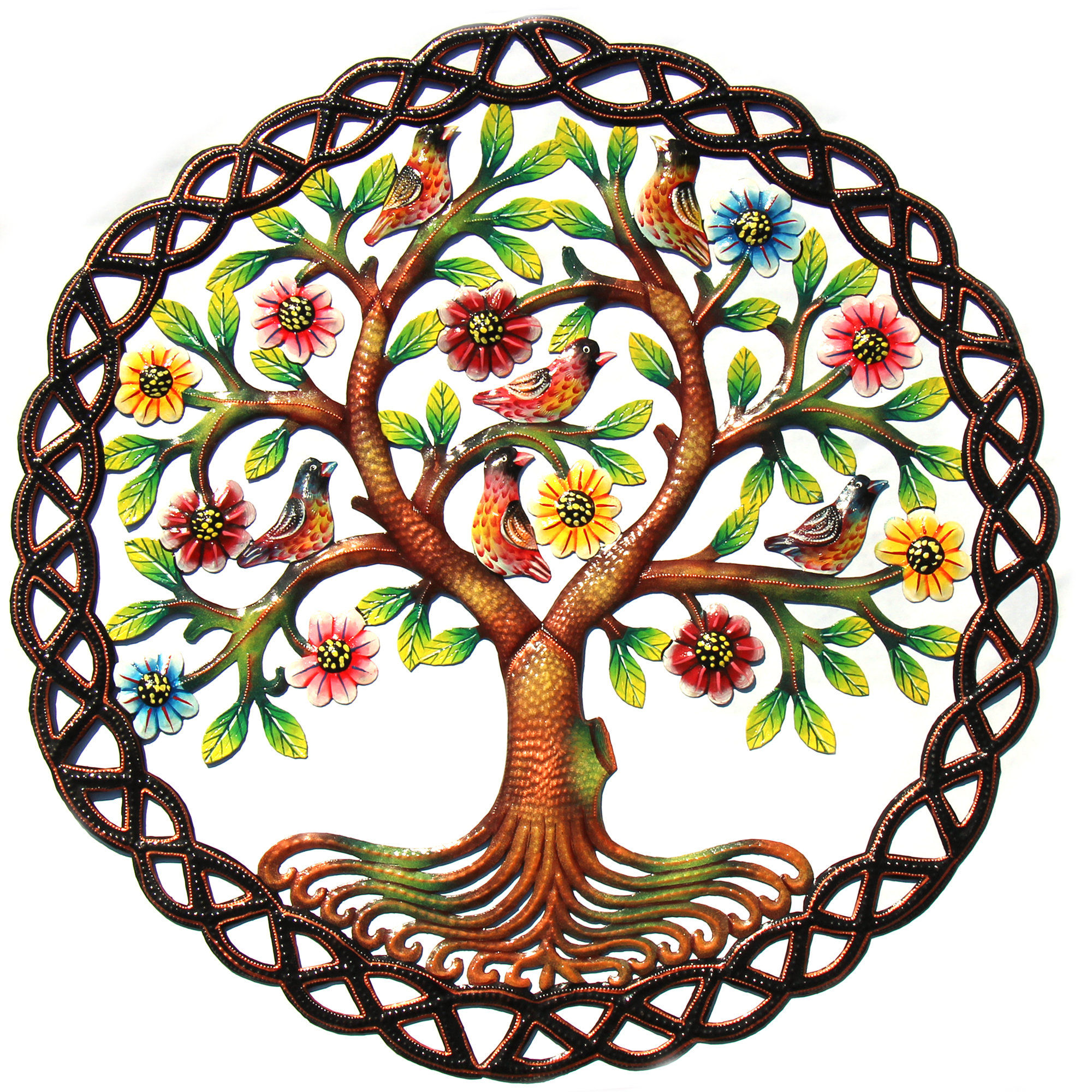 Wallpaper #sxqQTpMB1yWOL4qge31q43 Trinx Painted Rooted Tree of Life Circle Wall Art Reviews Wayfair