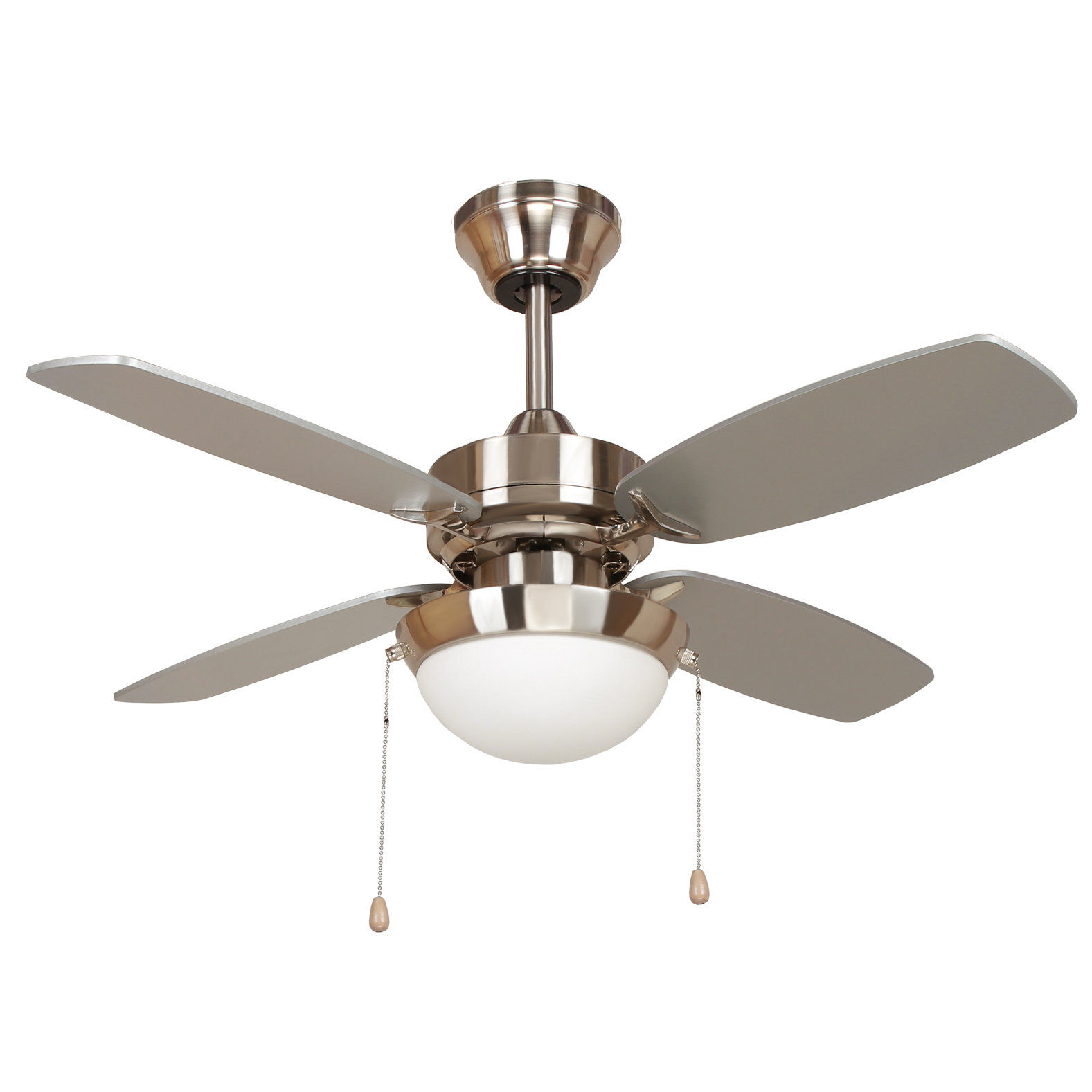 Wallpaper #57EF4 Mainstays 42 Hugger Metal Indoor Ceiling Fan with Light White 4