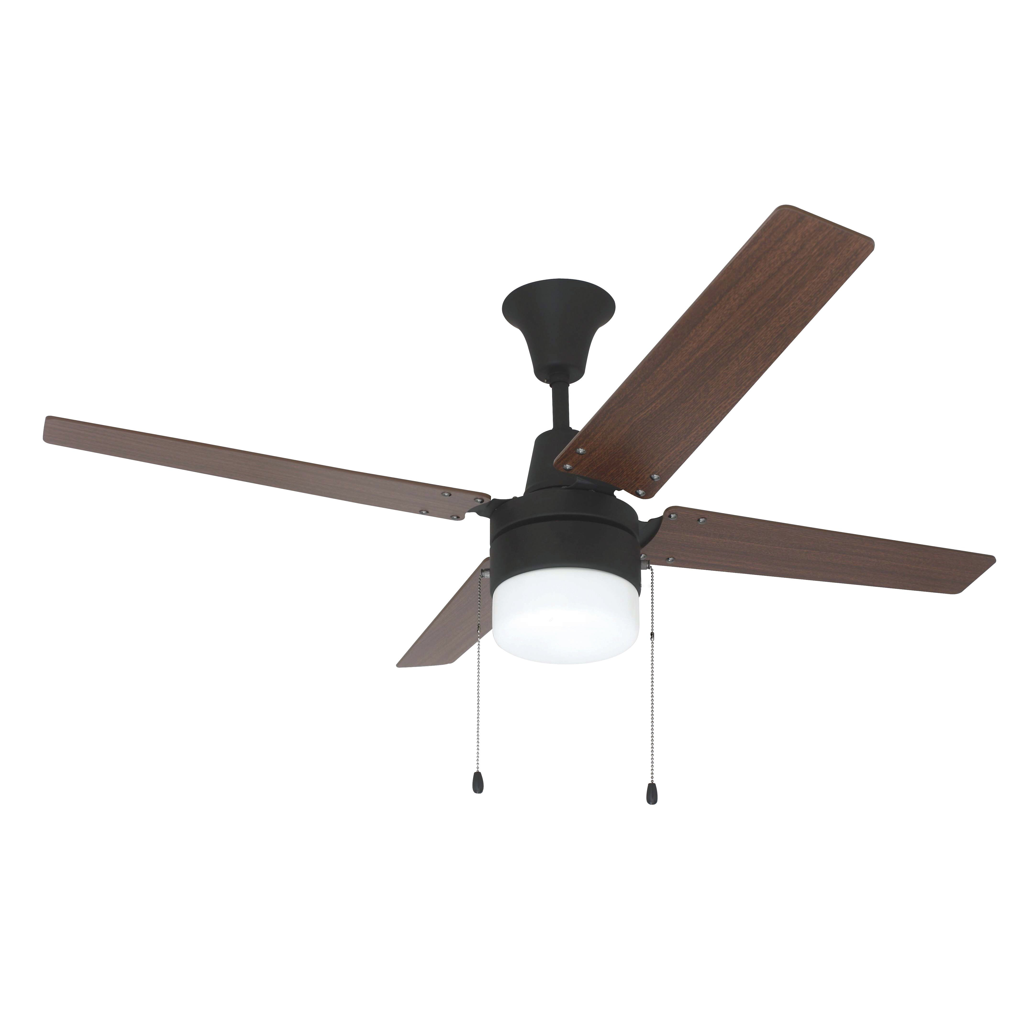 Wallpaper #57EF4 Mainstays 42 Hugger Metal Indoor Ceiling Fan with Light White 4