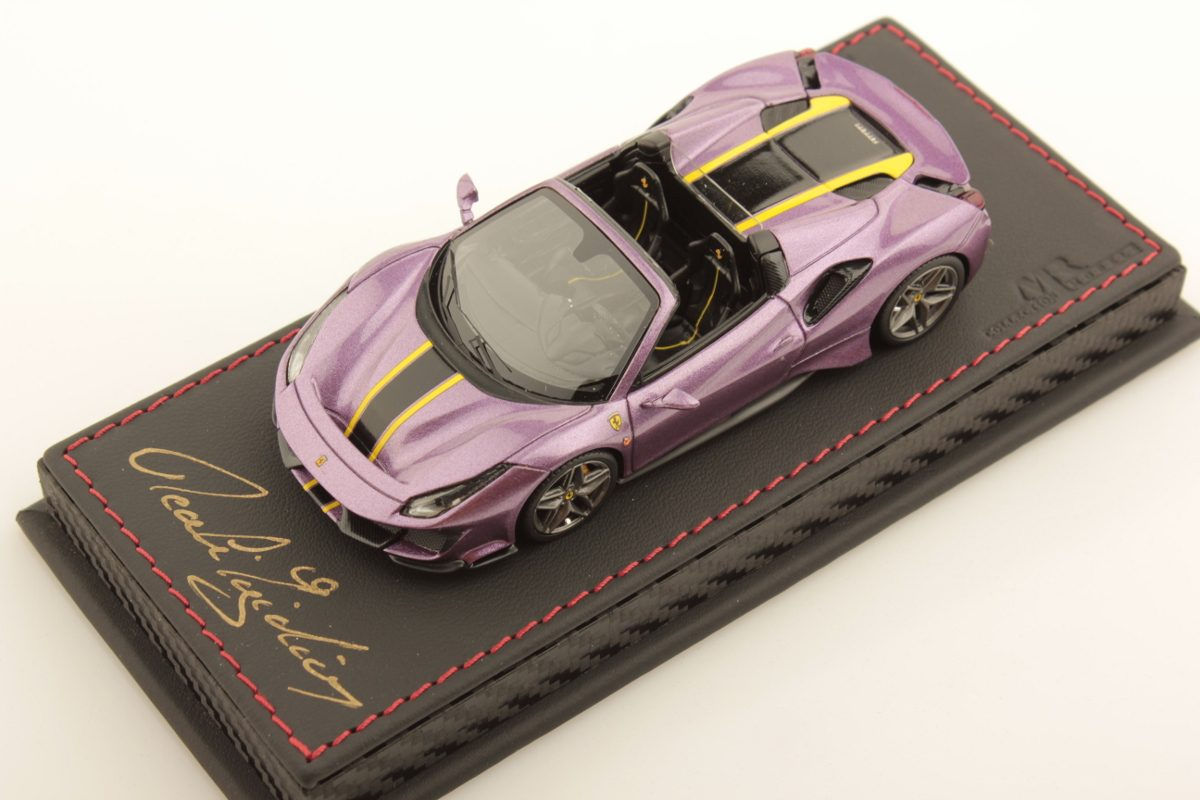 Wallpaper #90UEkY4B7YBJg1BVu50W34 Ferrari 488 Pista Spider Metallic Purple Atelier by Mr Collection