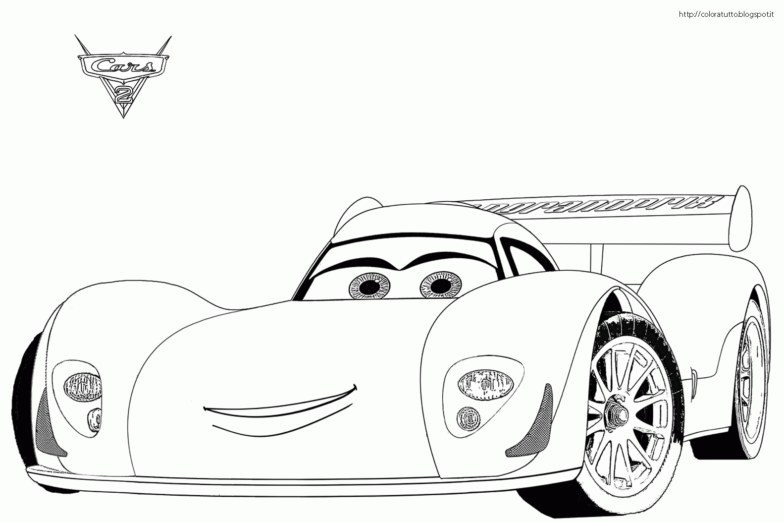 Wallpaper #jmcwCpMBSpphPi3-ftO6294 8 Pics of Cars 2 Francesco Coloring Pages Cars 2 Francesco