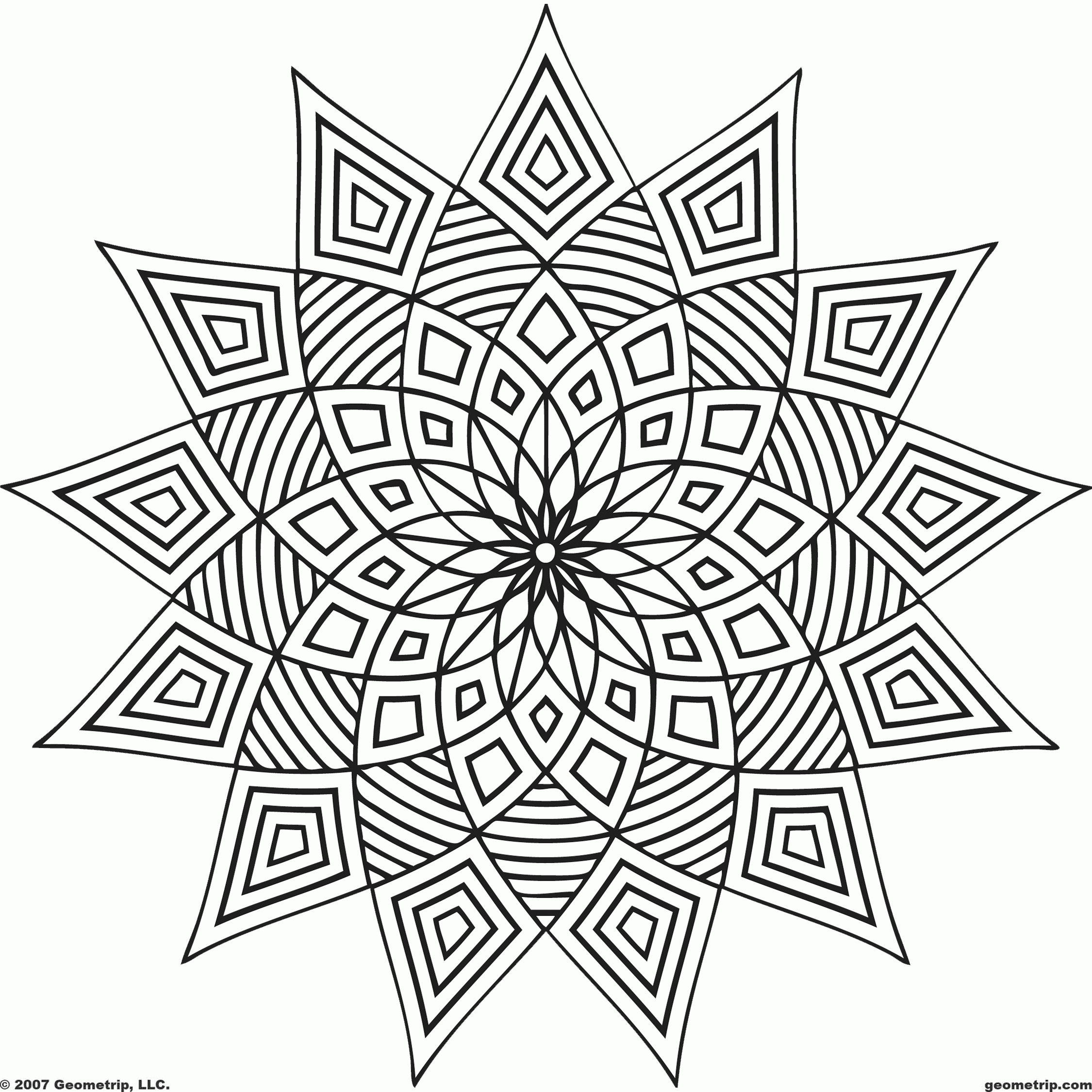 Wallpaper #Fv8papMB3lSXT3zUH-aY187 Cool Designs to Color in Geometric Design Pattern Coloring Pages