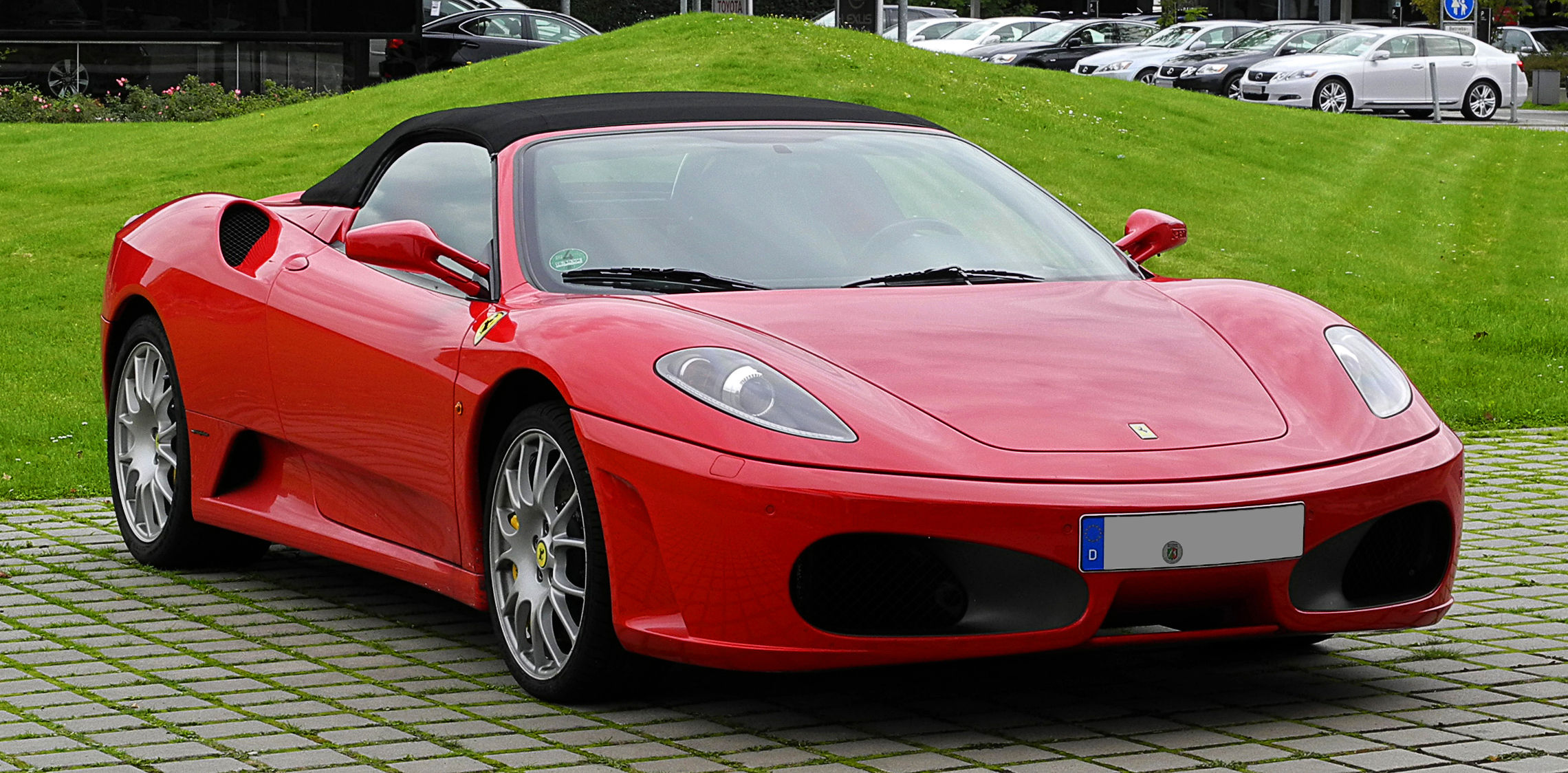 Wallpaper #9WcK-5IBSpphPi3-L5KF70 Dateiferrari F430 Spider Frontansicht 30 August 2011 Dusseldorf