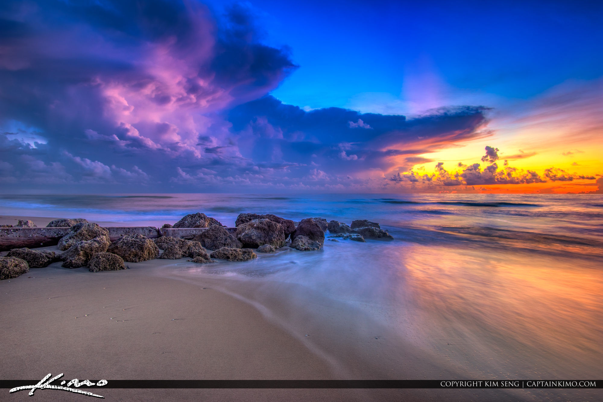 Wallpaper #8Gg8FpMBSpphPi3-FArd17 Sunrise Palm Beach Island Florida Cloud Colors Hdr Photography by