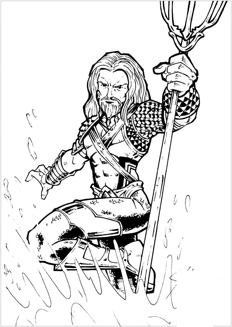 Wallpaper #909c6 Aquaman Coloring Pages Free Coloring Pages Wonder Day Coloring