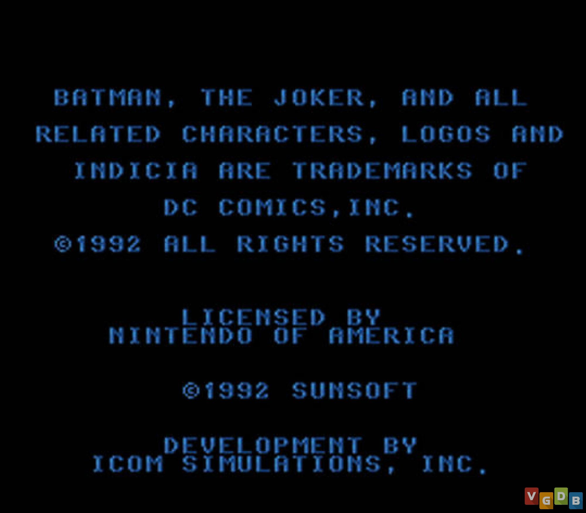 Wallpaper #Sxl2Lo8BtGB6xQ78AZWX51 Batman Revenge of the Joker Prototipo Vgdb Video Game Data Base