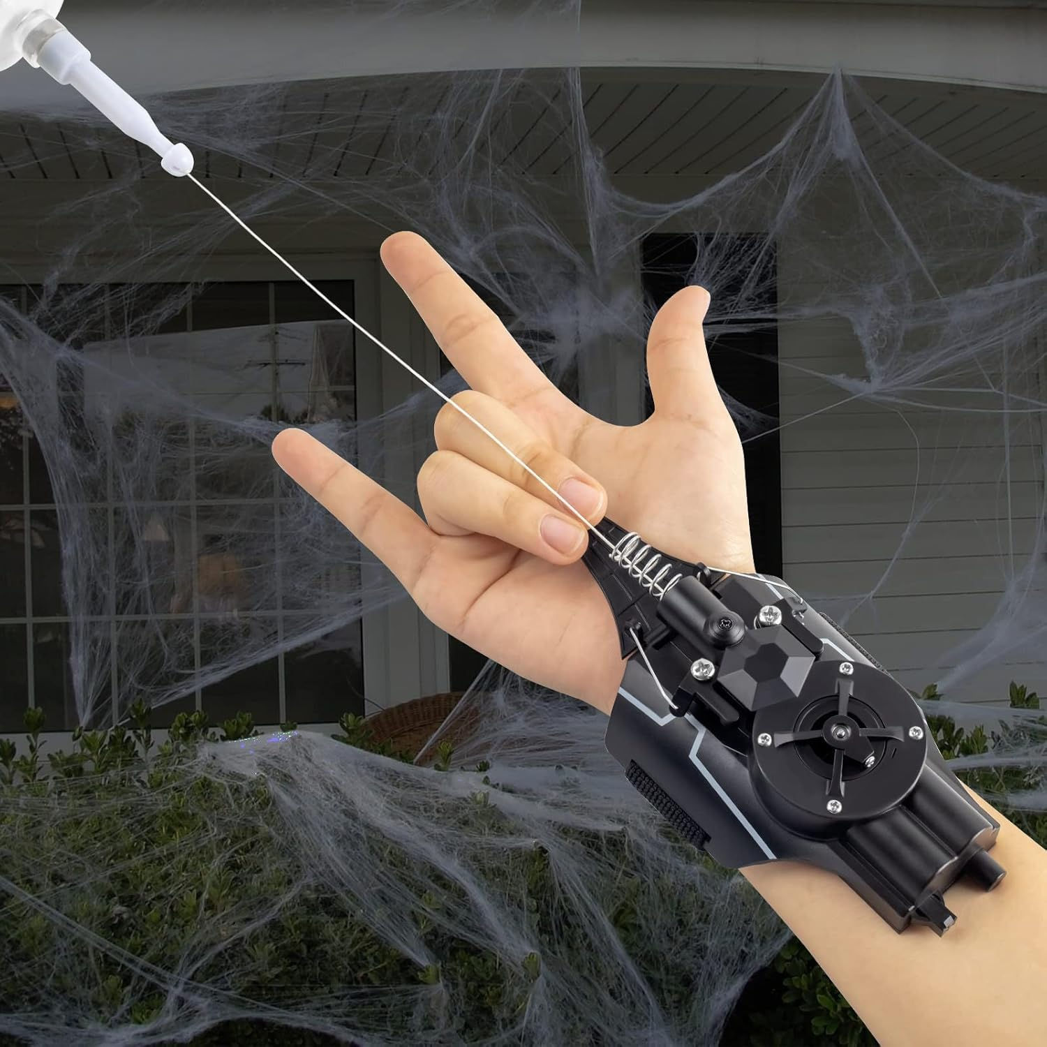 Wallpaper #Z_TCOpMBKFX8bn3rkXlB50 Buy Spider Web Shooters for Kids 94ft Real Rope Launcher Can Grab