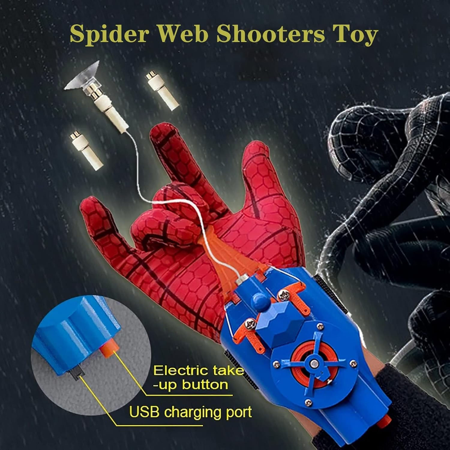 Wallpaper #Z_TCOpMBKFX8bn3rkXlB71 Buy Mayalnn Spider Web Shooter Wrist Toy Rope Launcher Usb Recharger