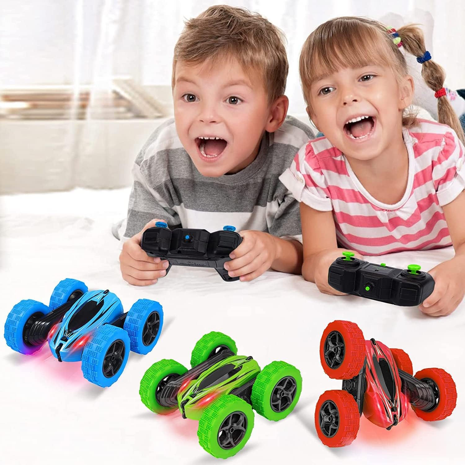 Wallpaper #y2es8pIBSpphPi3-MXHh195 Buy Acekid 3 Pack Remote Control Car Rc Stunt Cars for Boys 4wd 2