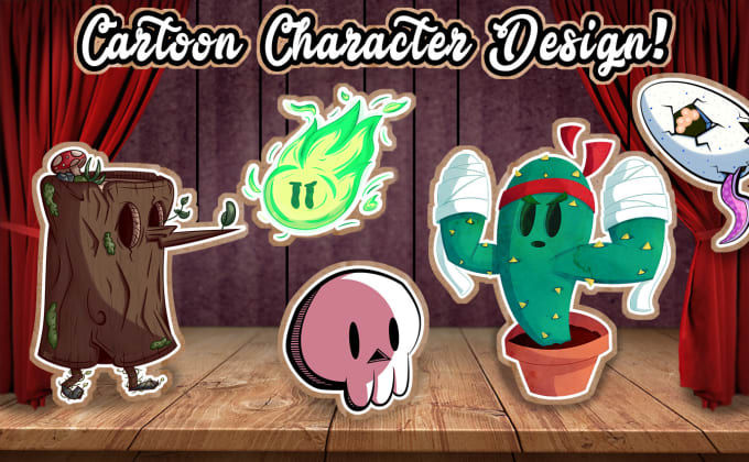 Wallpaper #mrgA2pIBJvJKYCmEOe92326 Draw Cartoon Character Designs from Your Ideas by Sklls Fiverr
