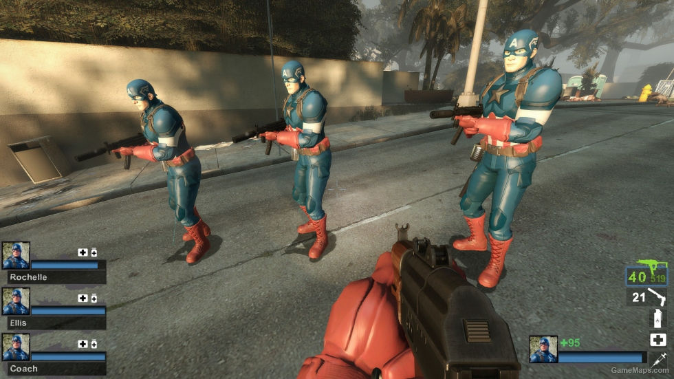 Wallpaper #7bgW25IBJvJKYCmEhfQd371 Only Captain America Ae Request Mod for Left 4 Dead 2 Gamemapscom