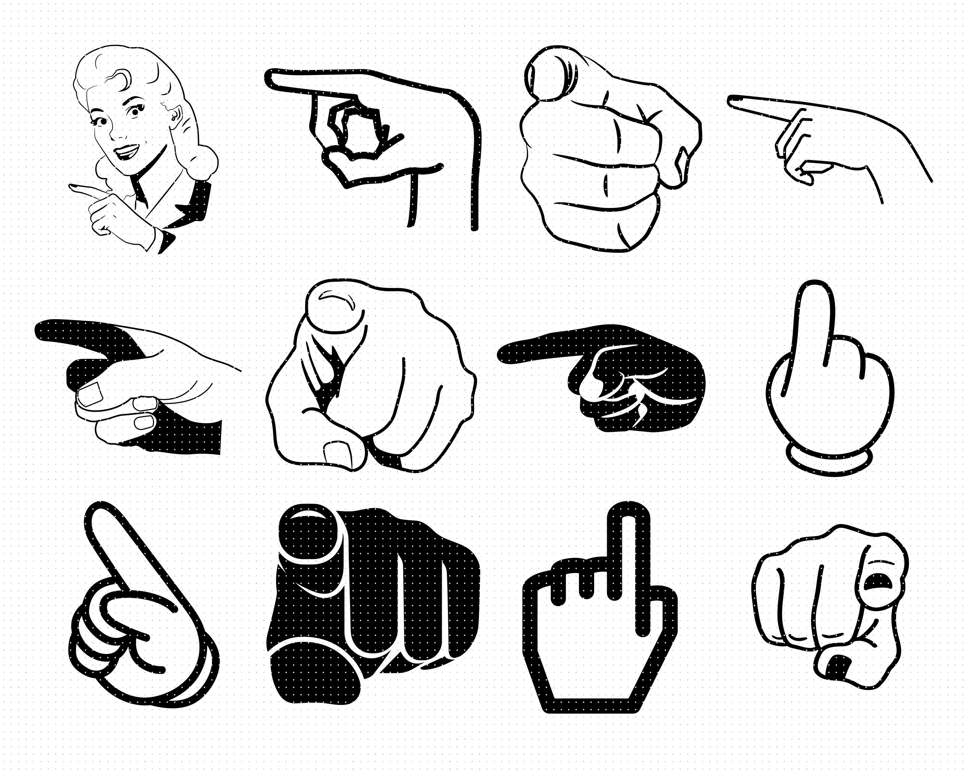 Wallpaper #AGcI75IBSpphPi3-VmDL46 Pointing Finger Svg Svg Files Vector Clipart Cricut Download by