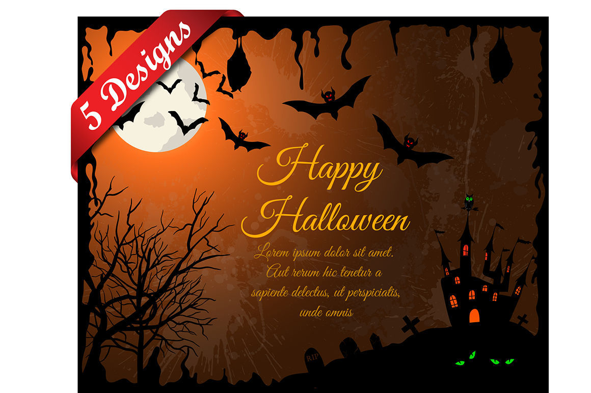 Wallpaper #ITHVNZMB5zzyi_yYzVif211 Halloween Greeting Card by Angelp Thehungryjpeg