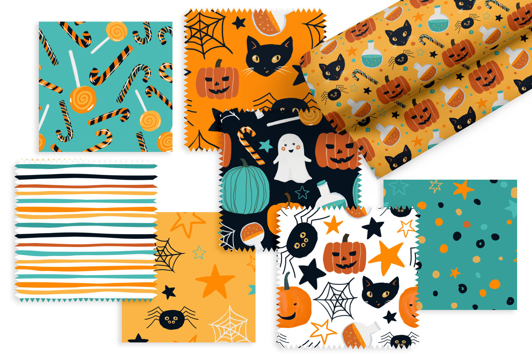 Wallpaper #lQMqZpMBpyOg8YnE0dqs257 Halloween Digital Paper by Elena Dorosh Thehungryjpeg