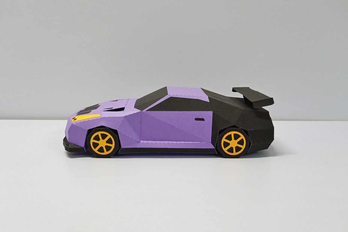 Wallpaper #9hrATpMB1yWOL4qgr322391 Diy Sports Car Model 3D Papercraft by Paper Amaze Thehungryjpeg