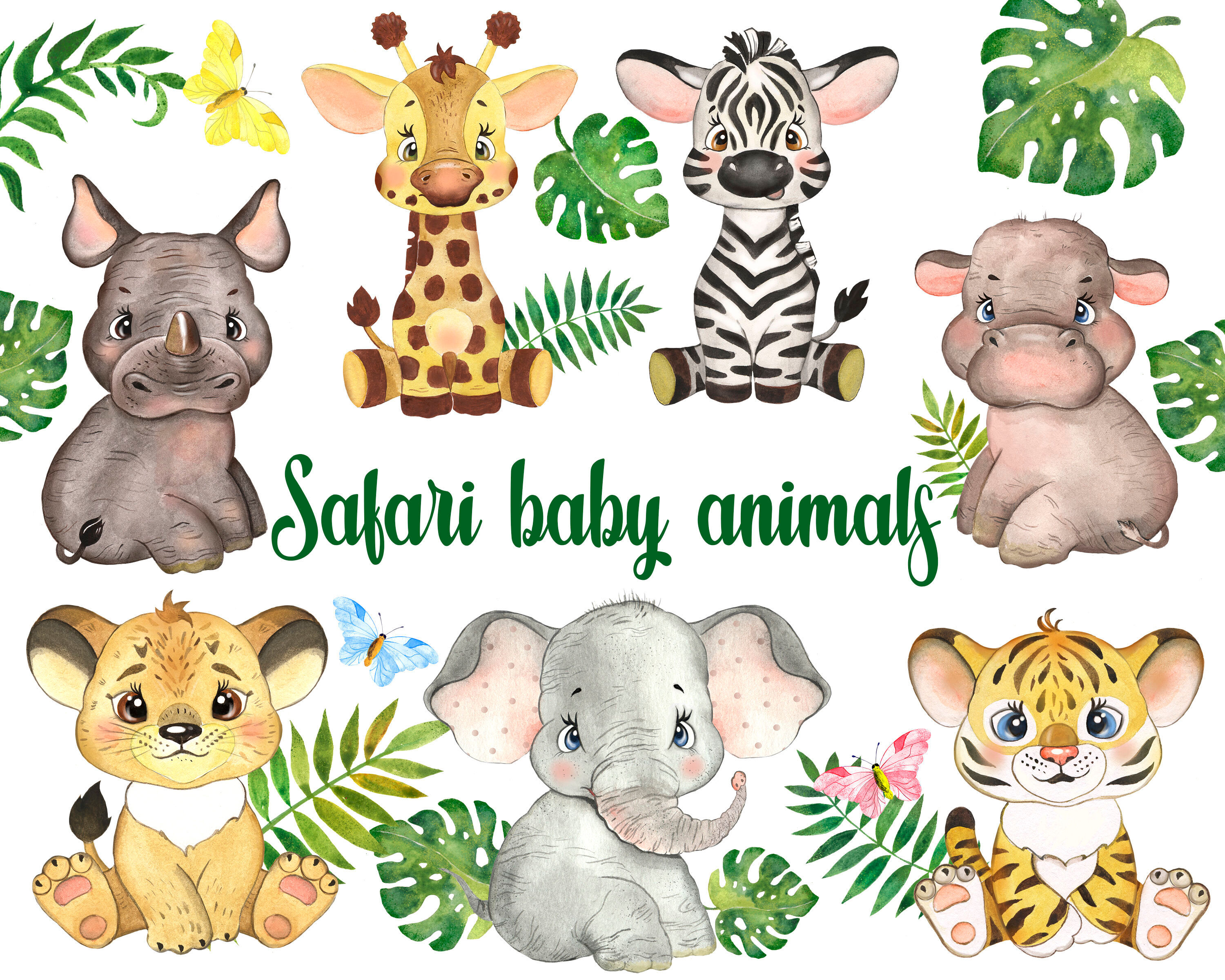 Wallpaper #03c4b Happy Jungle Safari Birthday Our Amhiraya Studio