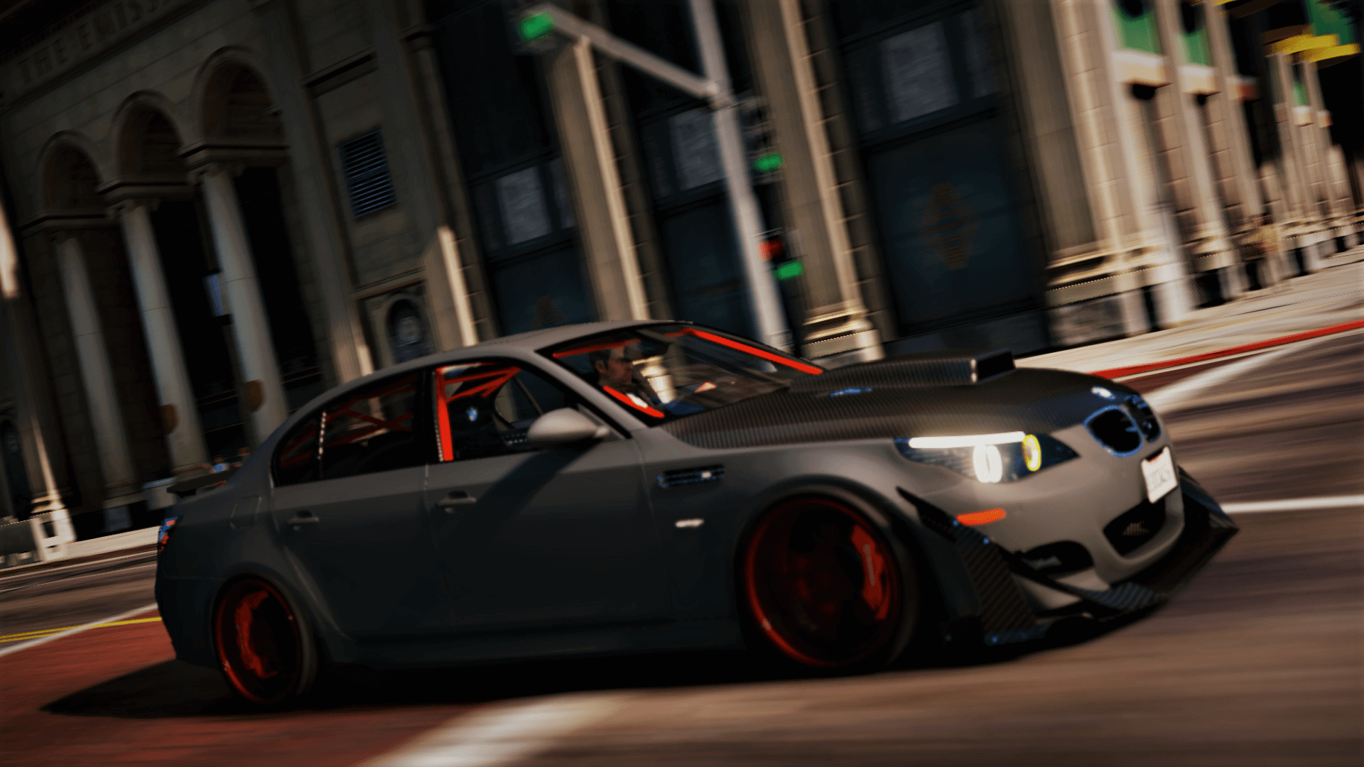Wallpaper #dNtlMpMB3oUMxGFS_D3O296 BMW E60 Modified Red