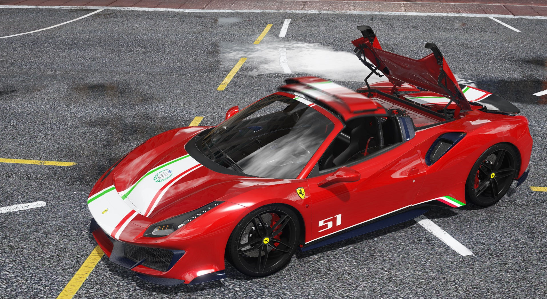 Wallpaper #tBo_T5MB1yWOL4qgn346220 Ferrari 488 Pista Spider Red All About Car