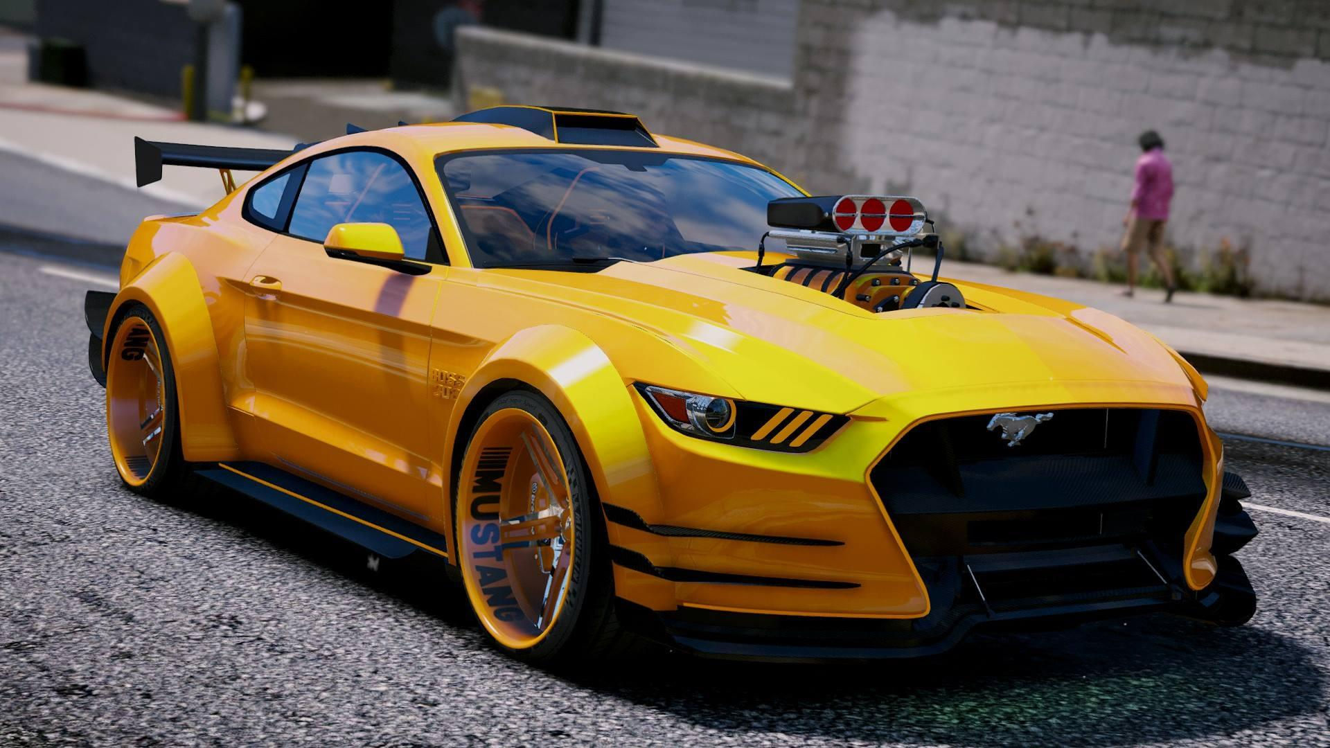 Wallpaper #OWdl-5IBSpphPi3-XpRE300 Gta 5 Custom Mustang