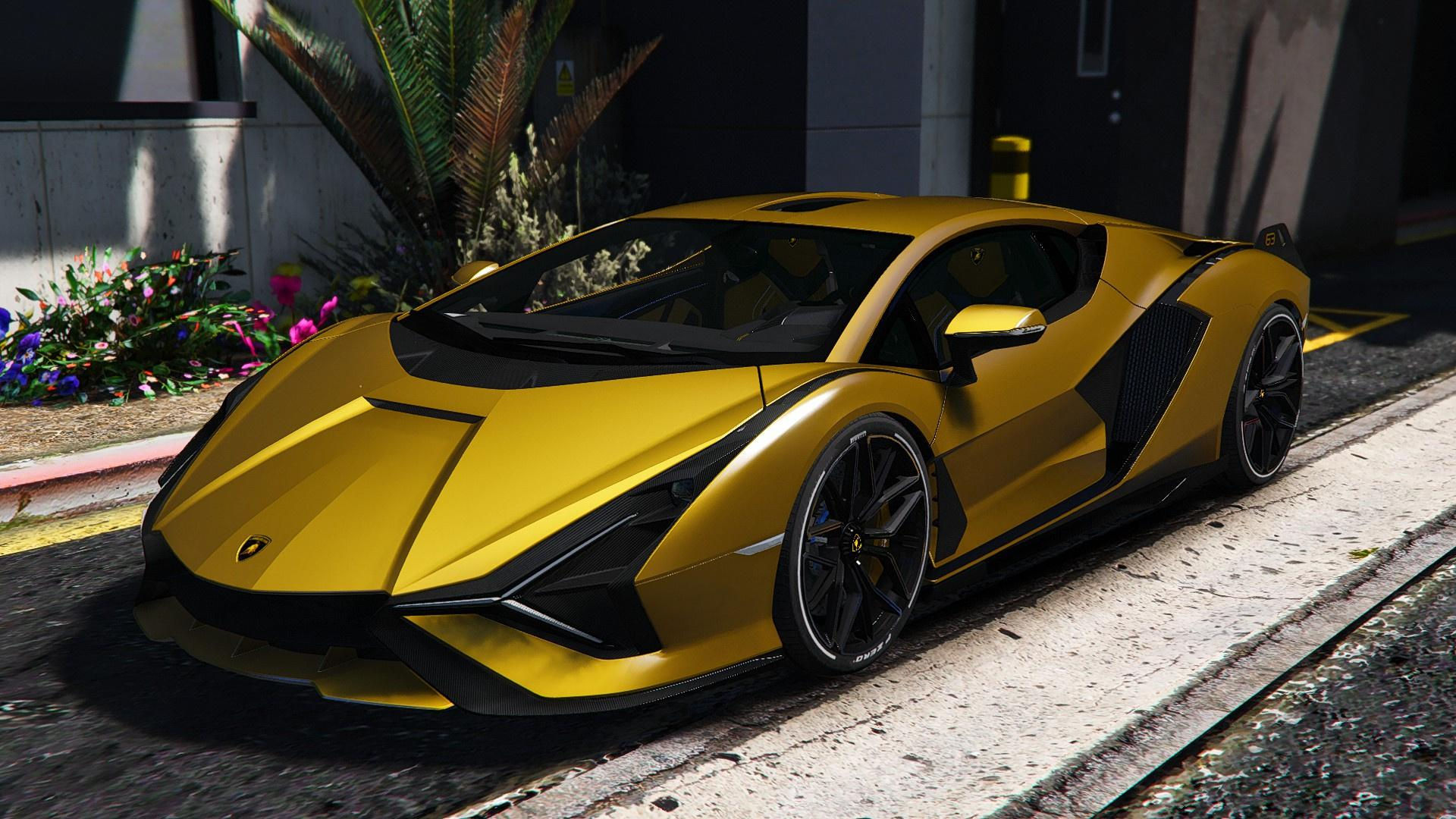 Wallpaper #2meb55IBSpphPi3-_DiQ289 Lamborghini Sian Fkp 37 Add Onoiv Tuning Template Gta5 Modscom