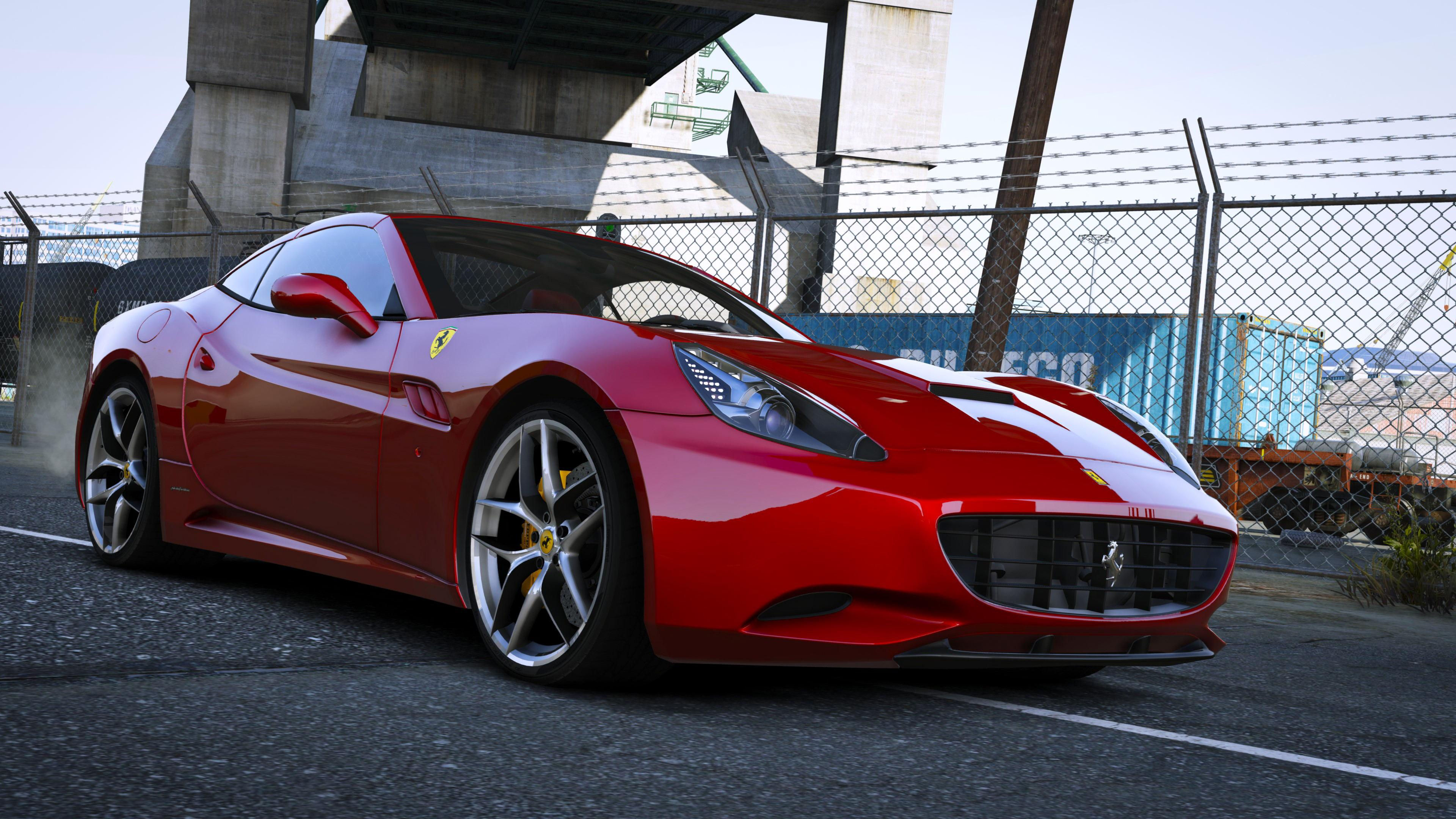 Wallpaper #WrjF3JIBJvJKYCmE7f2M241 2013 Ferrari California Add on Animated Roof Gta5 Modscom