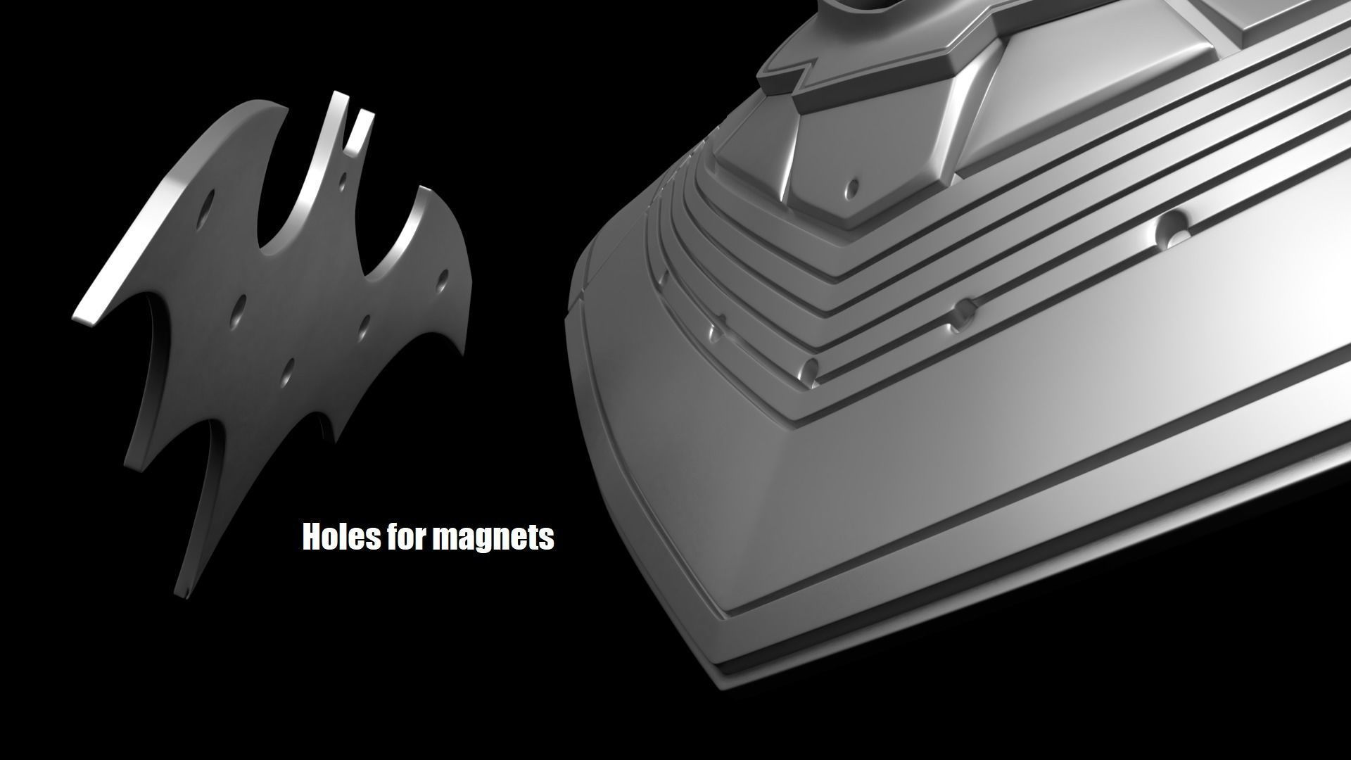 Wallpaper #a2fI65IBSpphPi3-NE76251 Batman Anime Cowl and Helmet Wearable 3D Printable Model 3D Model 3D