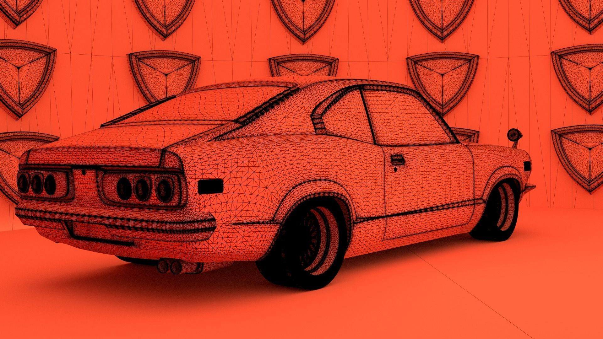 Wallpaper #-2cOBJMBSpphPi3-_LVI260 Mazda Rx3 1972 3D Model Cgtrader