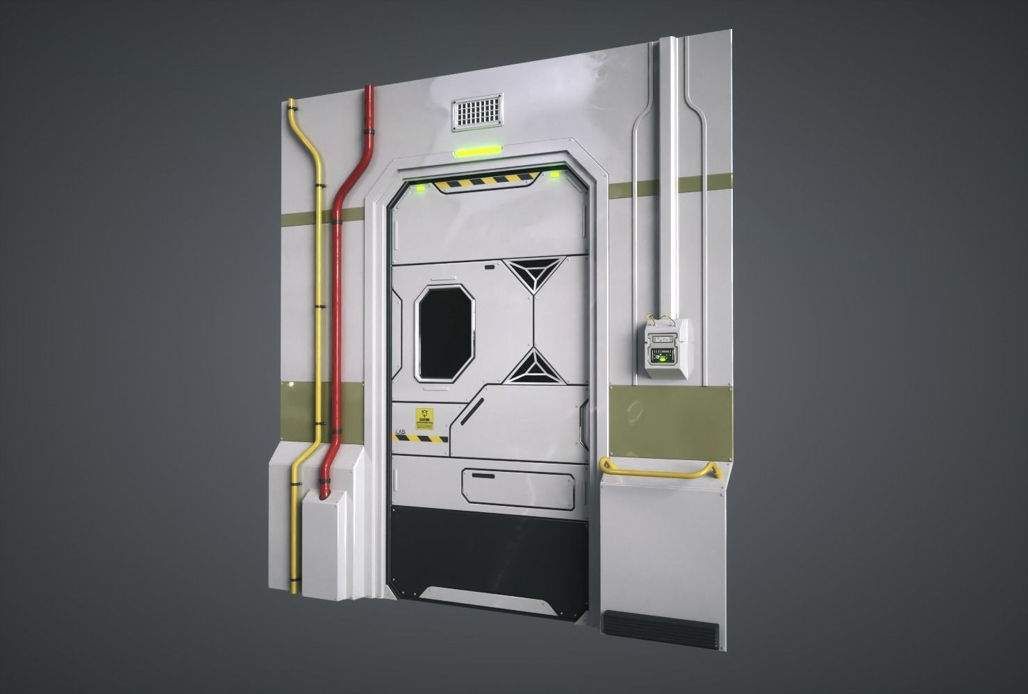 Wallpaper #eRl5Ho8BtGB6xQ78OHkV34 3D Asset Lab Sci Fi Door Cgtrader