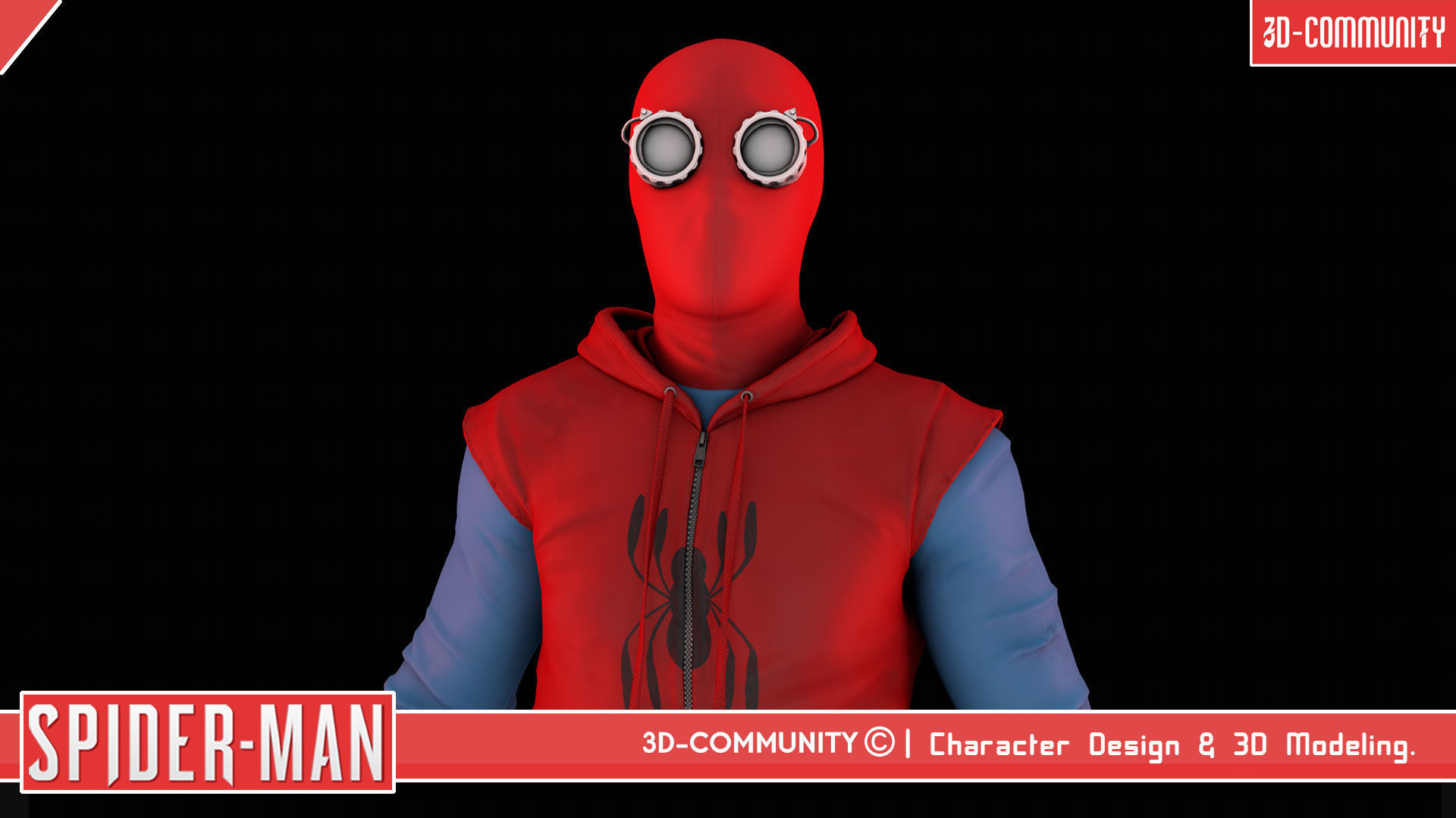 Wallpaper #qqemMpMBlSzal8H1Utun126 Spider Man Homemade Suit 3D Model Cgtrader