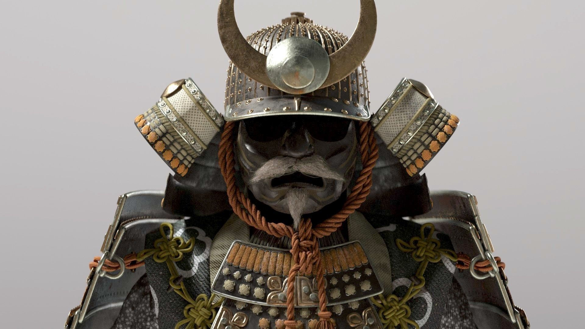 Wallpaper #Yhl4Ao8BtGB6xQ78Kkqy25 3D Model Medieval Japanese Samurai Cgtrader