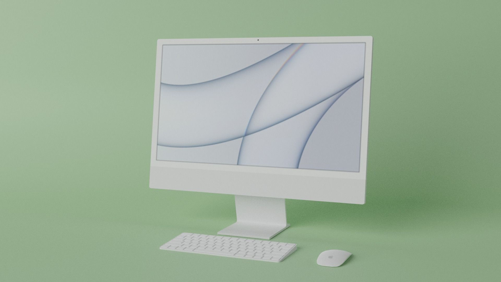 Wallpaper #hD9bPJMBLiIJ4c9OIJE067 iMac 24 Inch 2021 Silver 3D Model Cgtrader