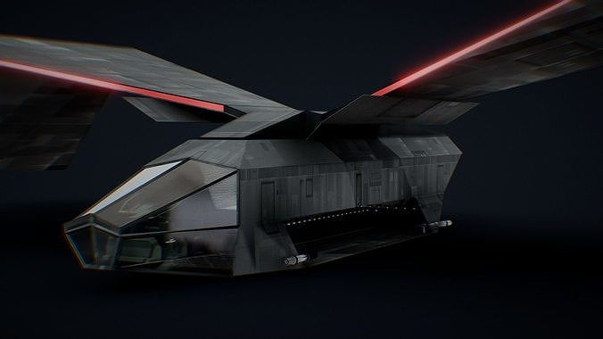 Wallpaper #l7h715IBJvJKYCmEbeMf357 3D Model Futuristic Sci Fi Airforce Space Ship Transport Vr Ar Low