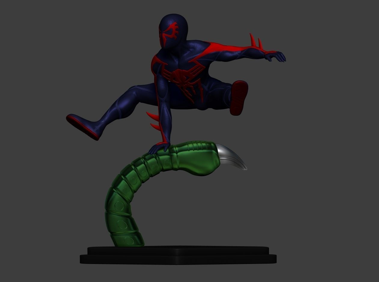 Wallpaper #YPQzOZMBKFX8bn3rnnbQ48 Spiderman 2099 vs Scorpion 3D Model 3D Printable Cgtrader