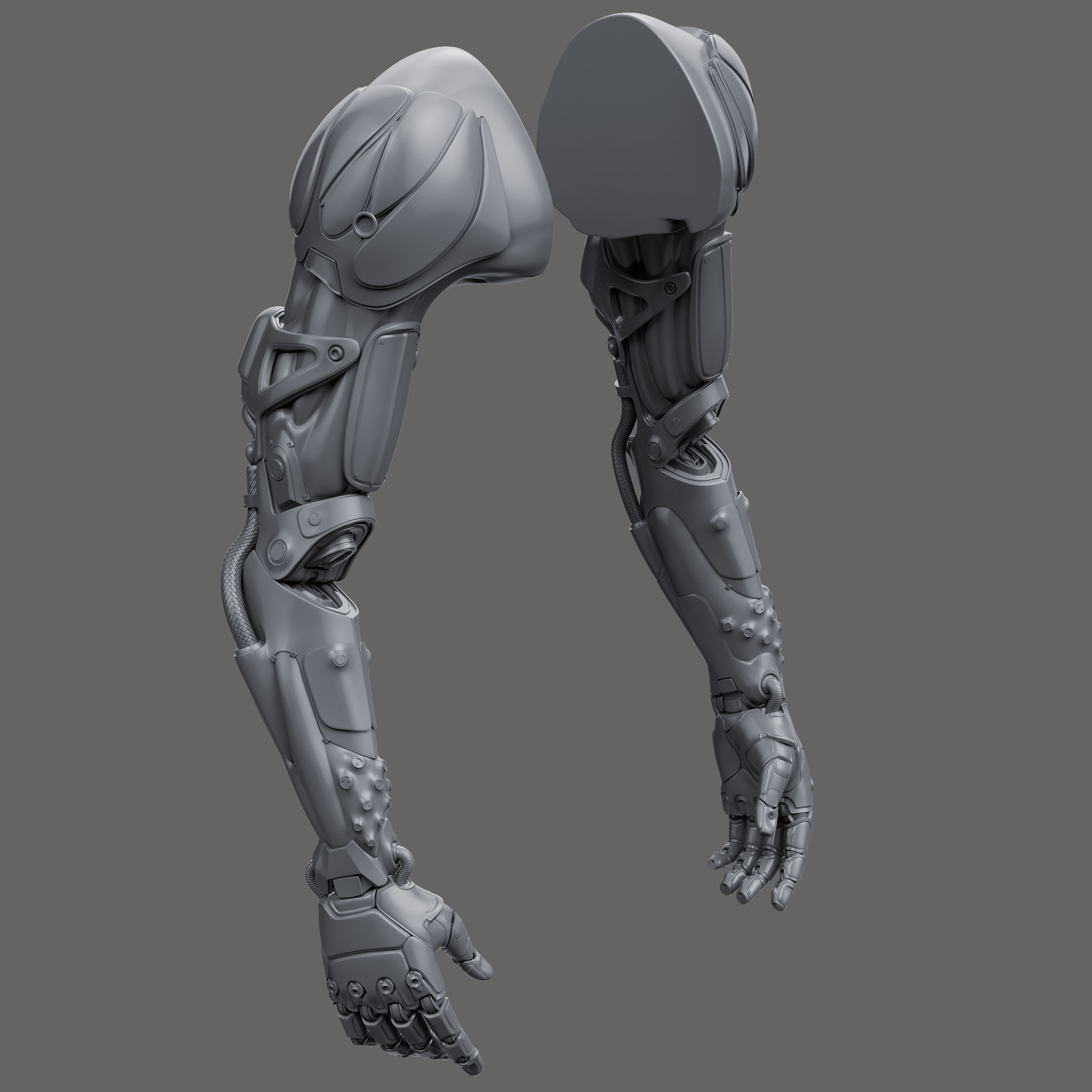 Wallpaper #yCymSZMB0E1QgA7wRfMq27 Realistic Cyberpunk Arm Augment 3D Model Cgtrader