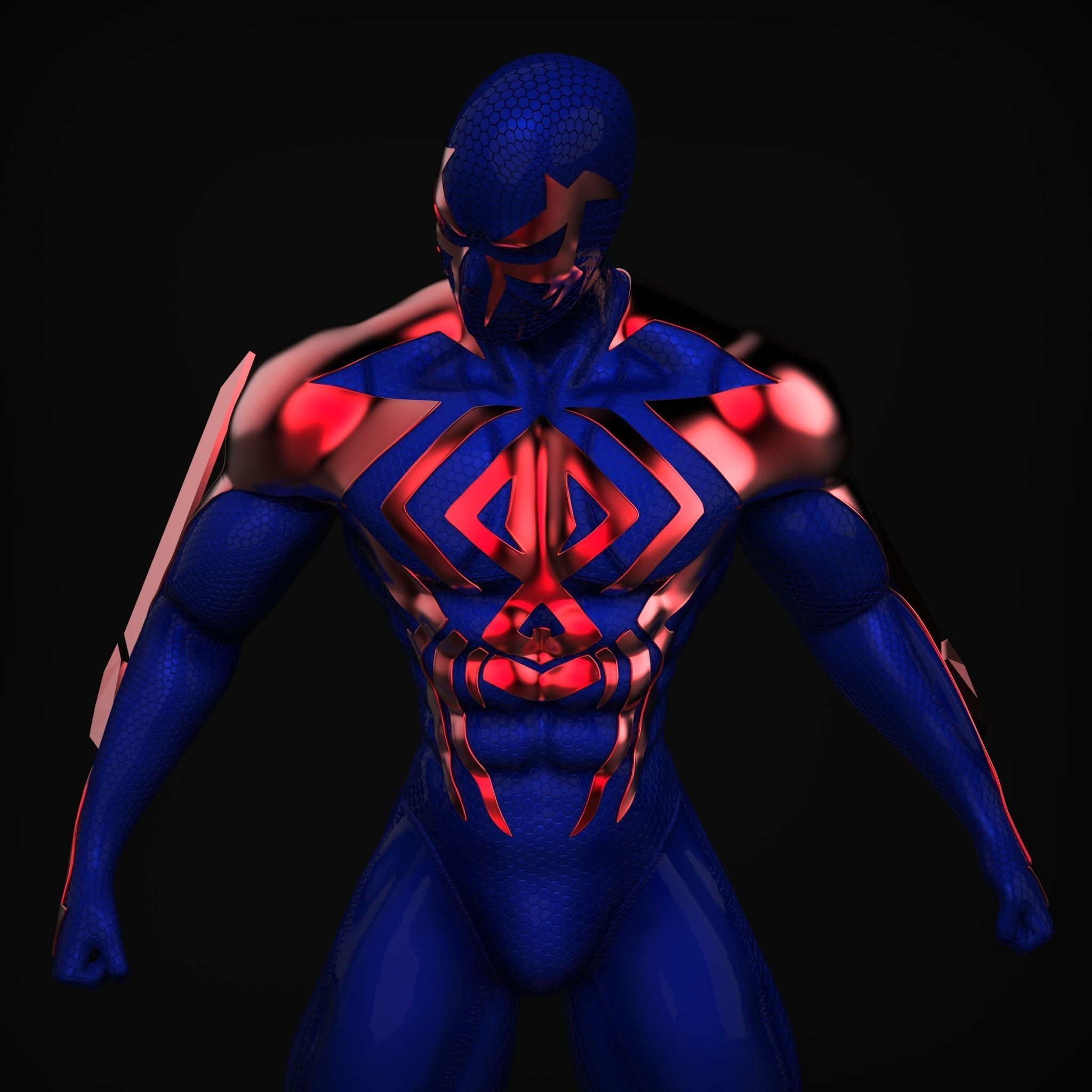 Wallpaper #Pxl-E48BtGB6xQ78GWat19 Spider Man 2099 3D Model 3D Printable Cgtrader