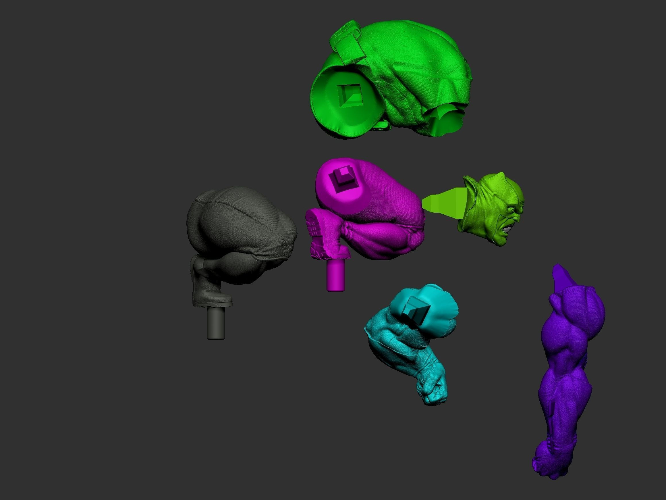Wallpaper #e-pIVpMBlwTYPL18yQ8_487 Batman Dark Knight Returns 3D Model 3D Printable Cgtrader