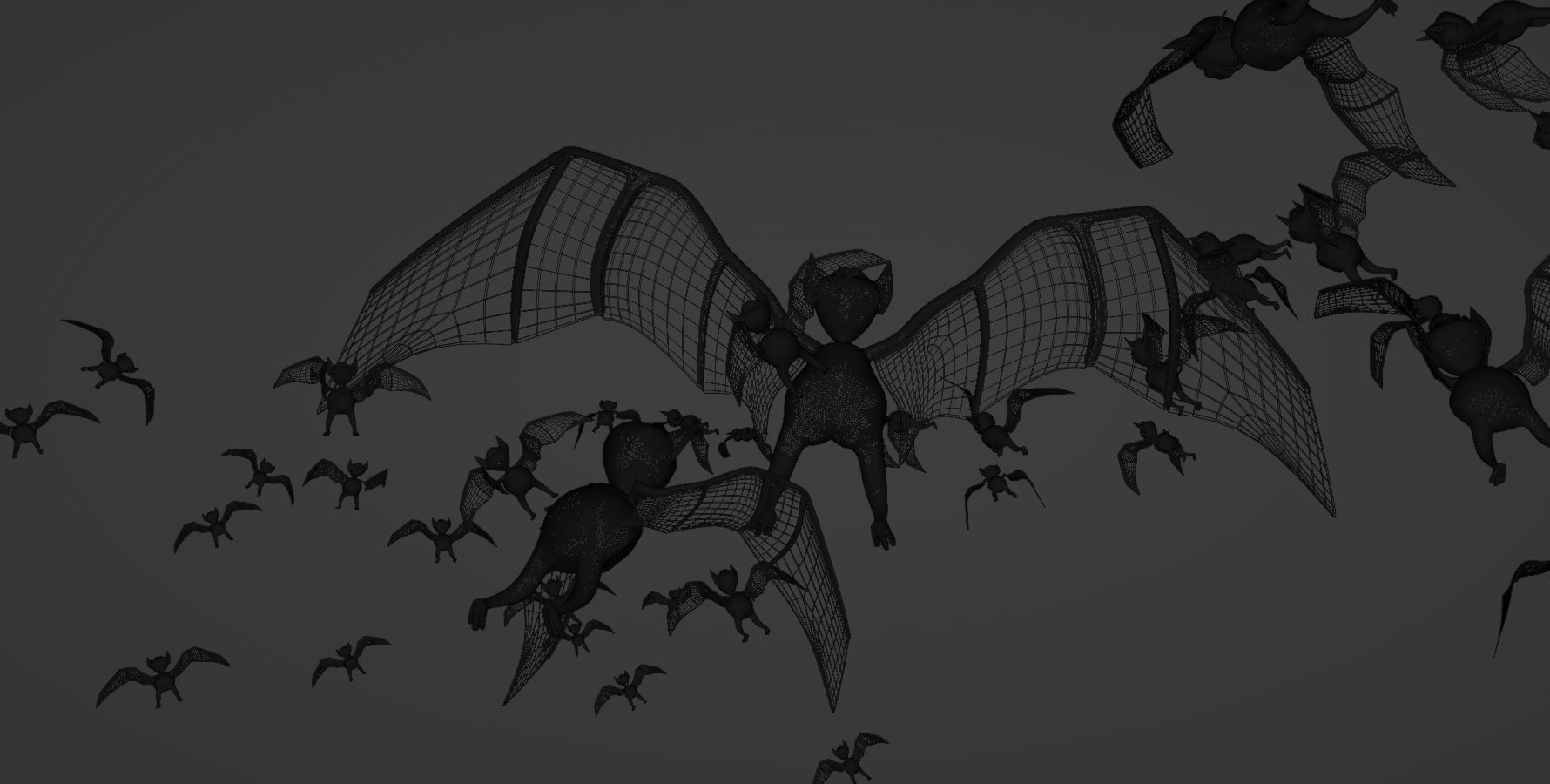 Wallpaper #S2cLE5MBSpphPi3-pP5k175 3D Model Mythical Black Sun Giant Bat Vr Ar Low Poly Cgtrader
