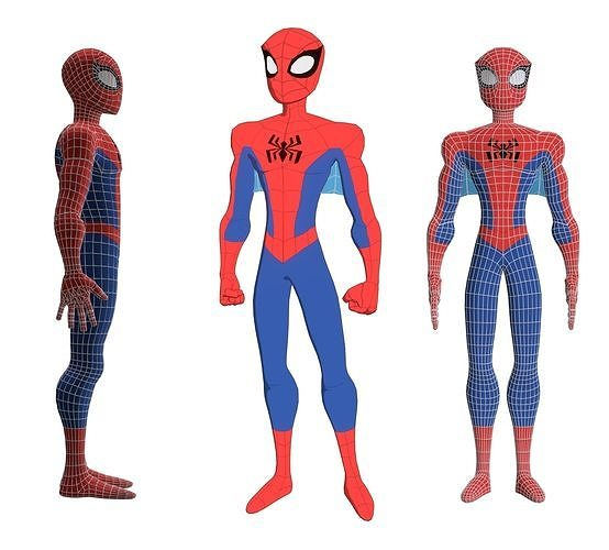 Wallpaper #crkE35IBJvJKYCmEdgjq499 3D Model Spectacular Spider Man Vr Ar Low Poly Cgtrader